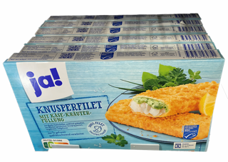 Knusperfilet mit Käse-Kräuterfüllung